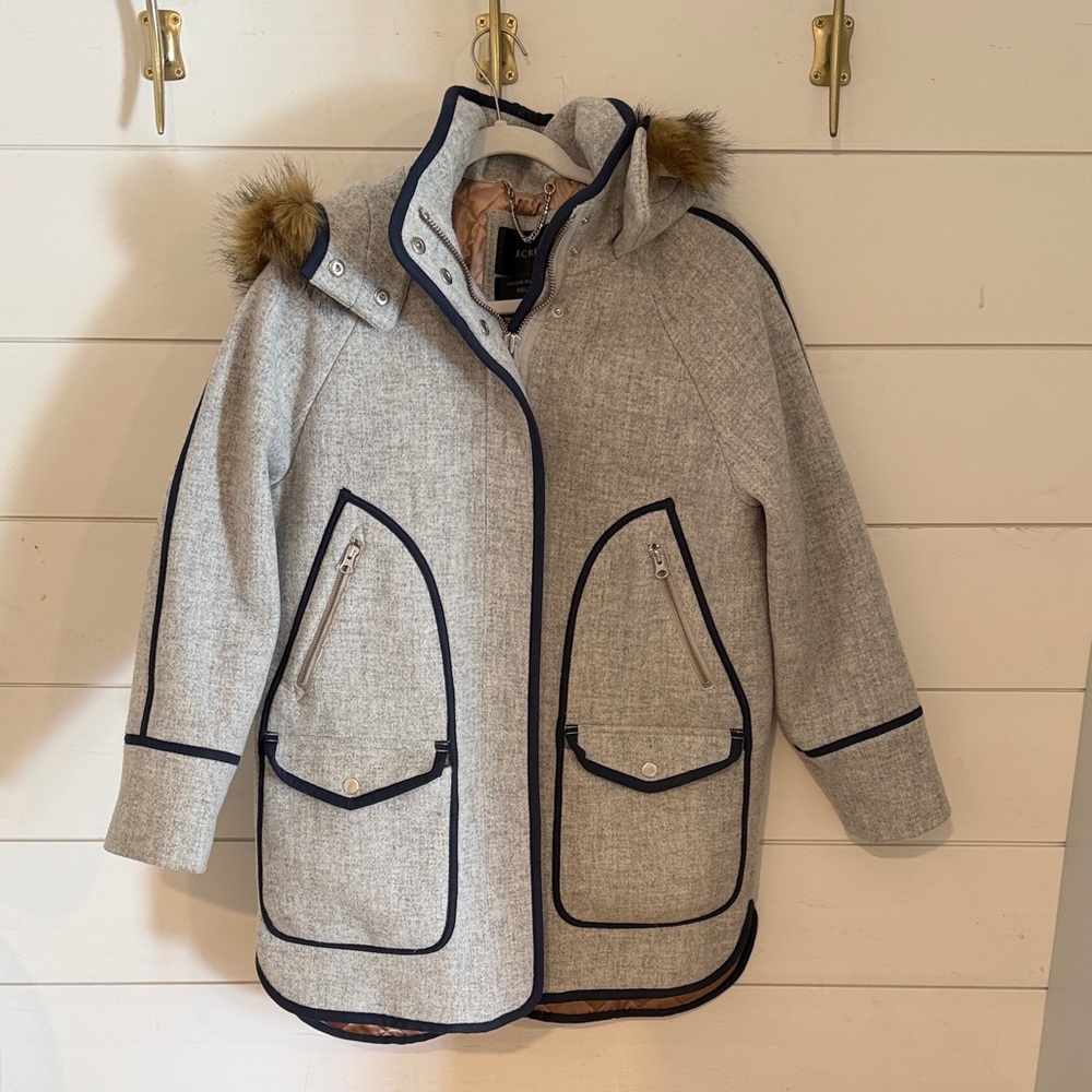 J. Crew Classic Wool Peacoat